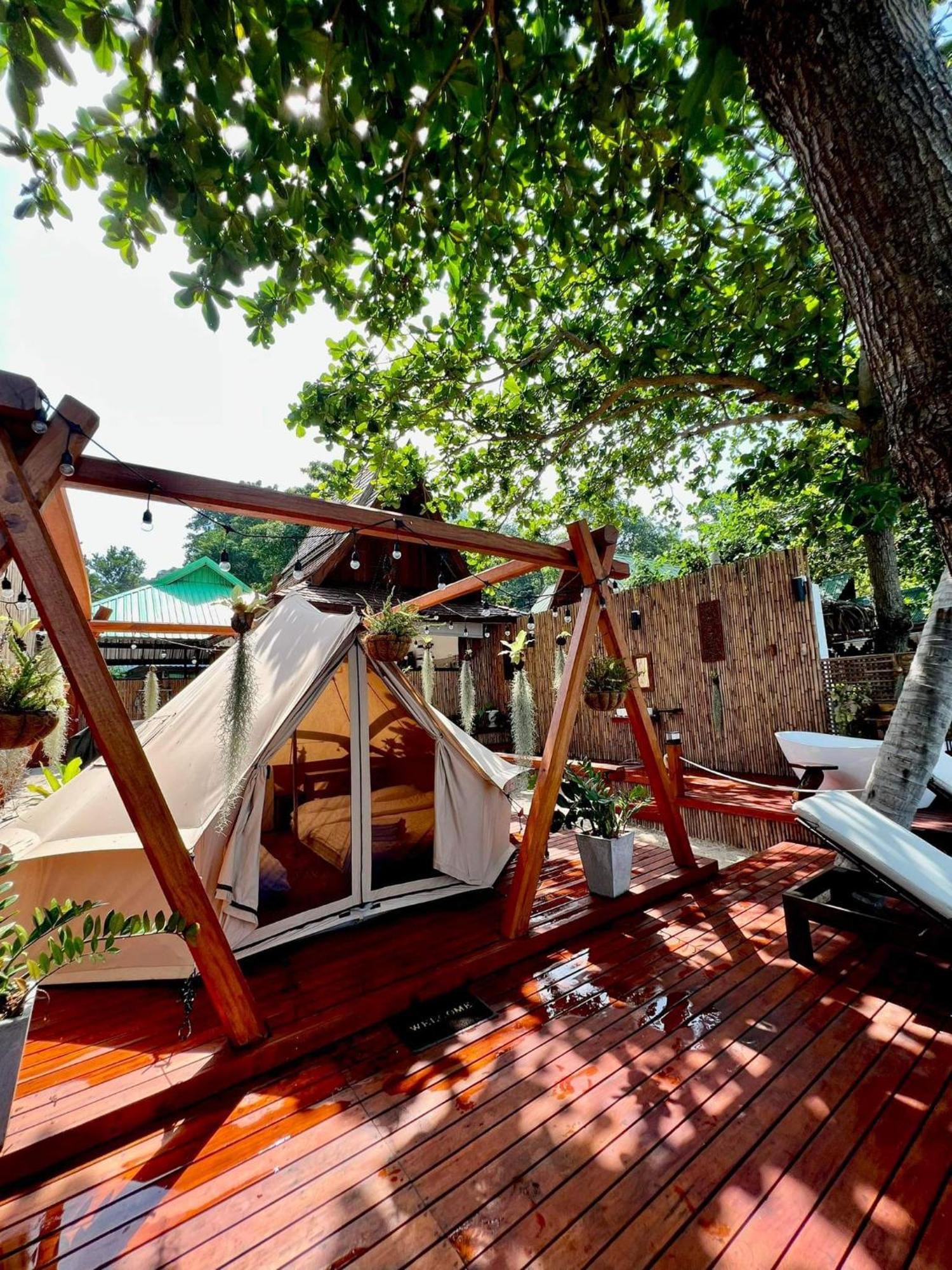 Natures Edge Beachfront Luxury Glamping Ko Tao Eksteriør bilde